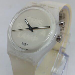 VINTAGE 1996 Swatch GW900 "This Is Not A Lamp" 34mm Swiss Made Watch NWD